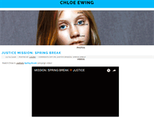 Tablet Screenshot of chloe-ewing.com